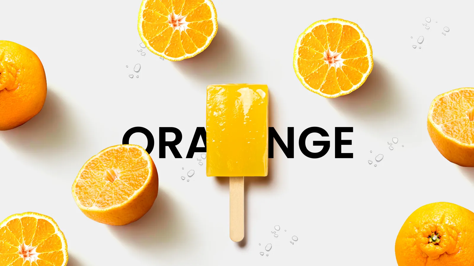 葛アイス オレンジ